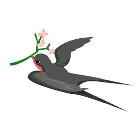 燕子插画