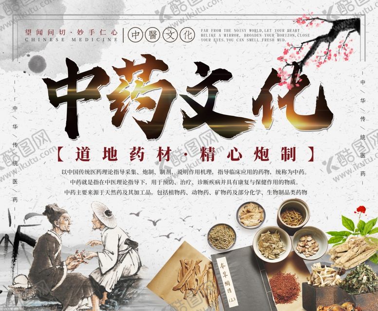 编号：62245003271308495806【酷图网】源文件下载-中药文化展板