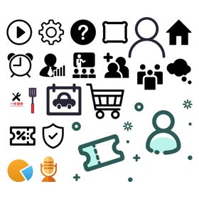 教育元素 设计用图标设计小图标