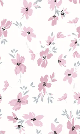 小碎花数码手绘印