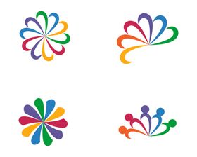 图标店铺彩色渐变相机线条icon