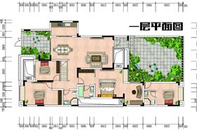 室内彩平户型图