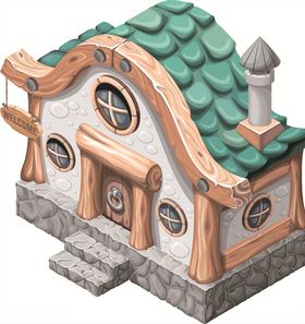 卡通建筑