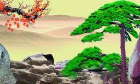 山水画客厅装饰画