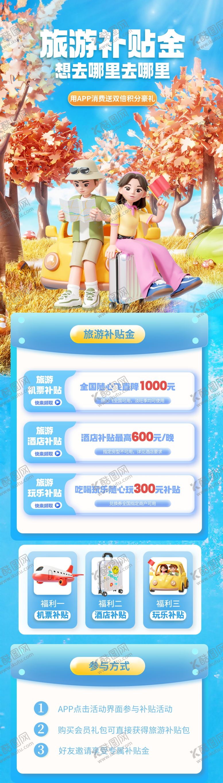 编号：81262004031614165882【酷图网】源文件下载-旅游促销长图