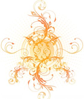 藤条边框花纹