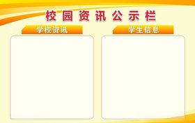 校园优秀学生公示栏