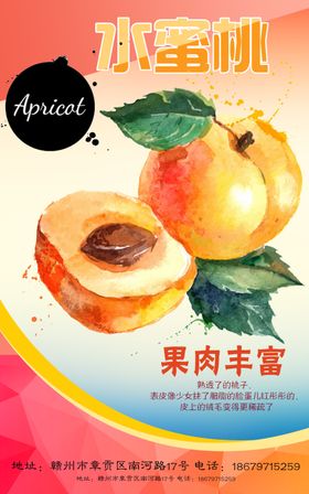 时尚水果超市挂图设计模板