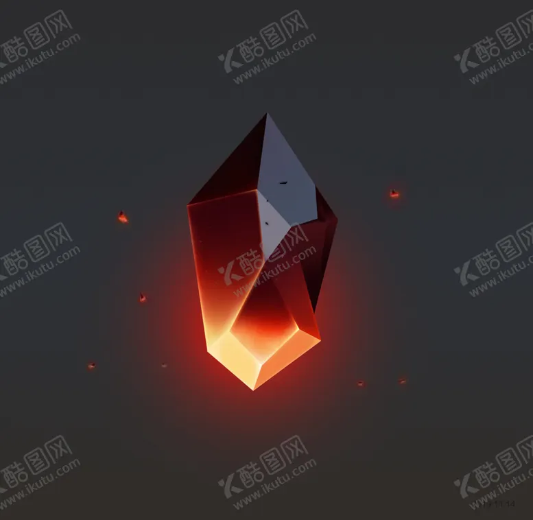 编号：85928901260344227628【酷图网】源文件下载-宝石钻石发光红色钻石