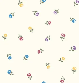 小碎花水彩朵时尚型大牌女装