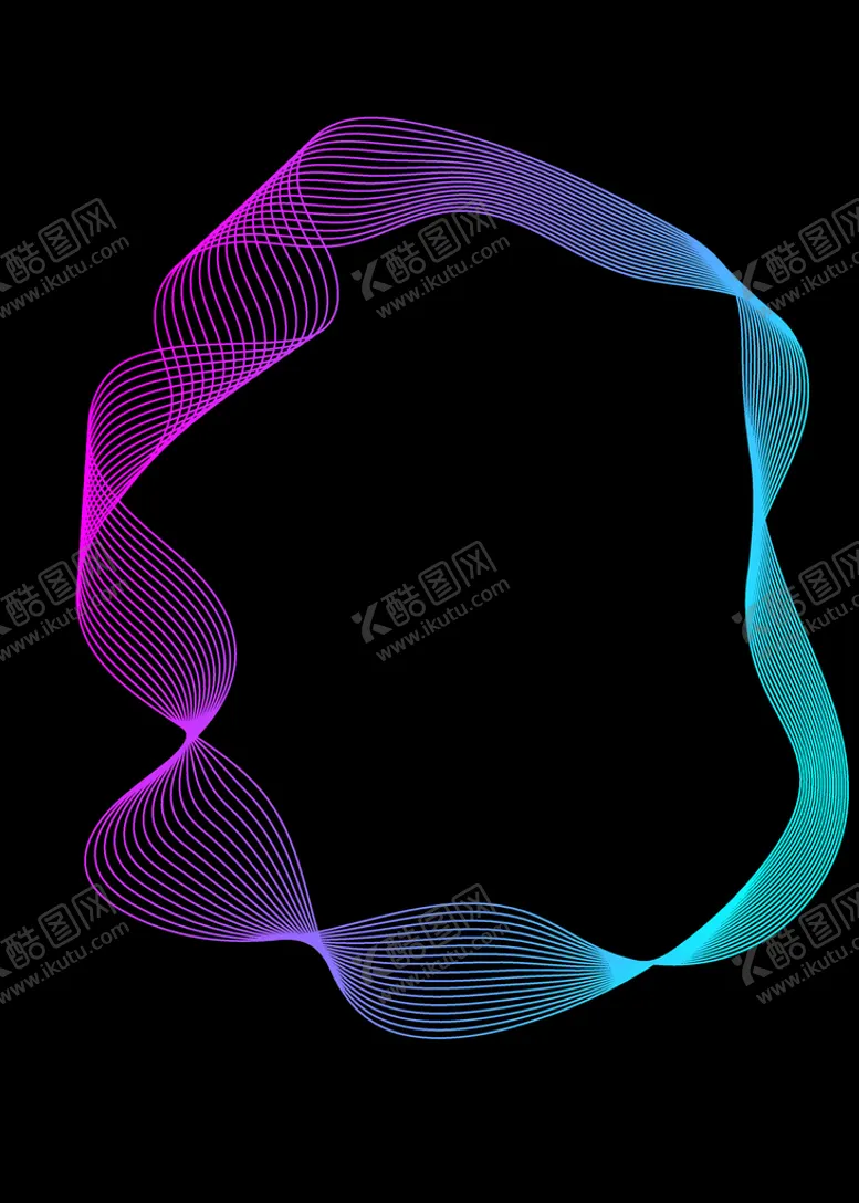 编号：93354810201544193105【酷图网】源文件下载-炫彩科技线条