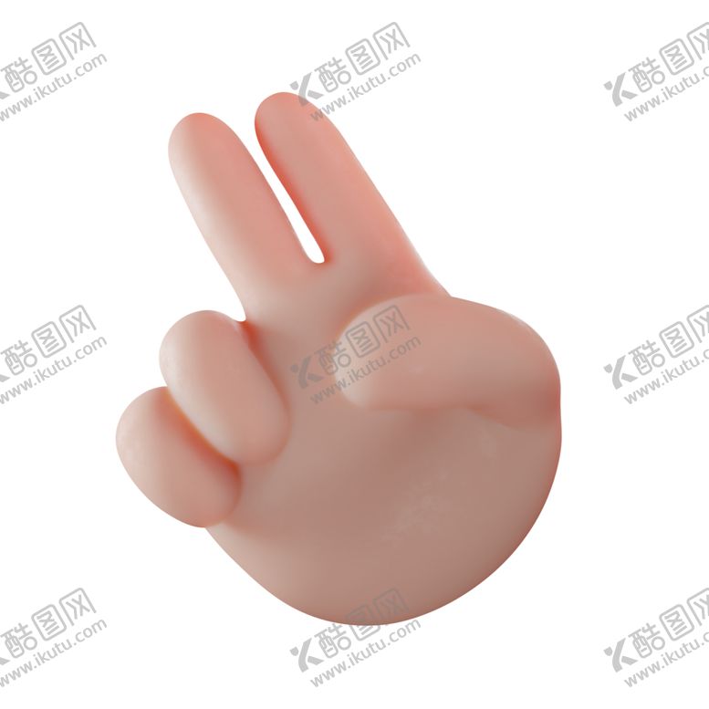 编号：90601912182029366375【酷图网】源文件下载-立体卡通手势
