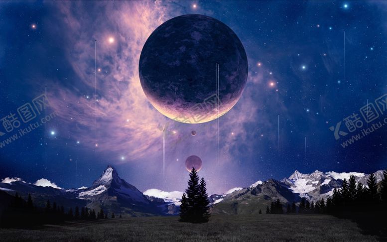 编号：62106609171037392908【酷图网】源文件下载-宇宙星球背景