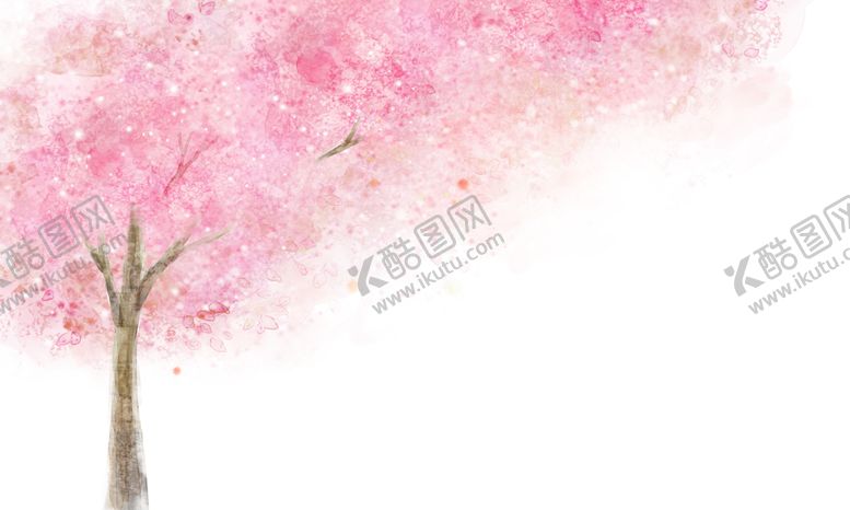 编号：32785605181129179796【酷图网】源文件下载-手绘樱花素材