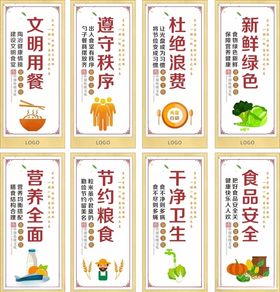 食堂文明标语