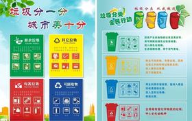 垃圾分类城市垃圾从我做起垃