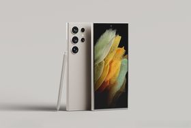 时尚现代智能手机展示样机