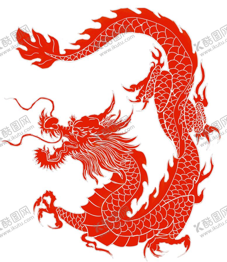 编号：46226210011141405156【酷图网】源文件下载-龙龙形图标图形标志古风背景素材