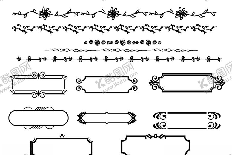 编号：60264910141918423333【酷图网】源文件下载-欧式花纹欧式边框欧式花边