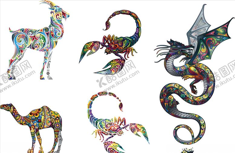 编号：67833009111711459996【酷图网】源文件下载-手绘动物插画