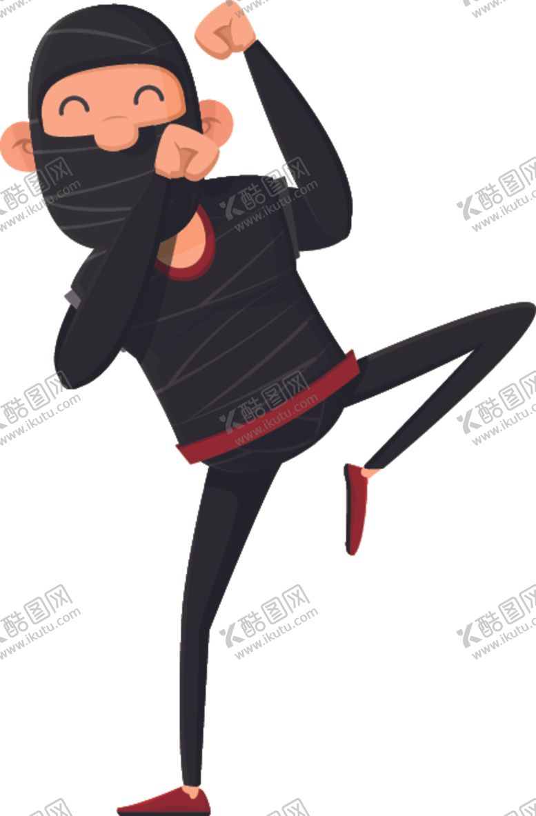 编号：19745903261325346244【酷图网】源文件下载-卡通忍者