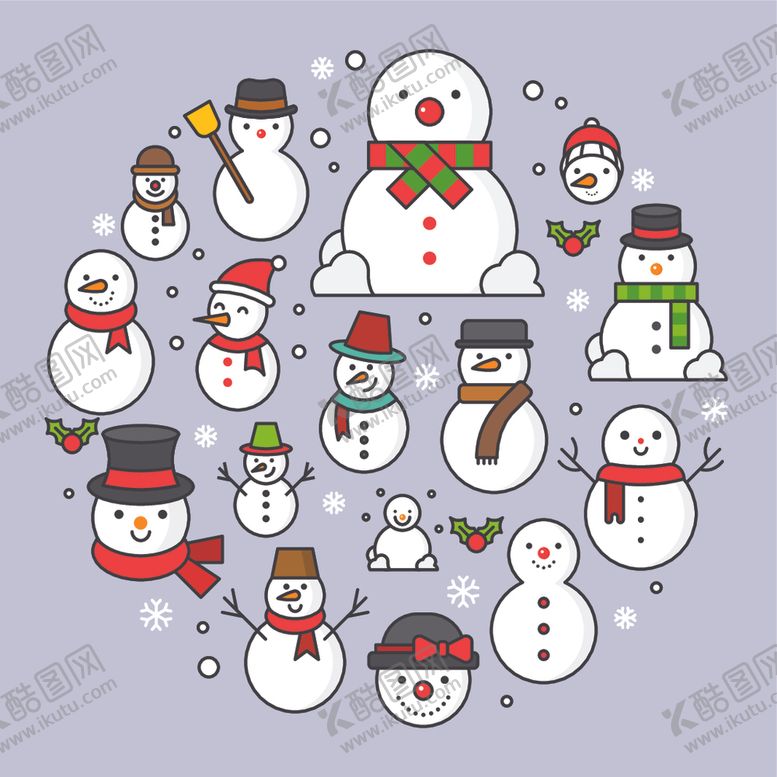 编号：68298004172356307824【酷图网】源文件下载-圣诞雪人