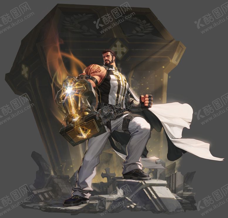 编号：67504909260335154073【酷图网】源文件下载-DNF男圣职者三觉壁纸