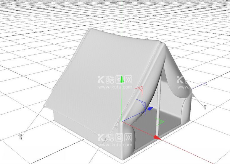 编号：37960512021344008189【酷图网】源文件下载-C4D模型帐篷