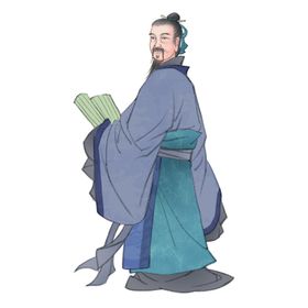 国学人物插画