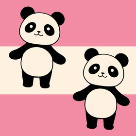 熊猫卡通手绘生物