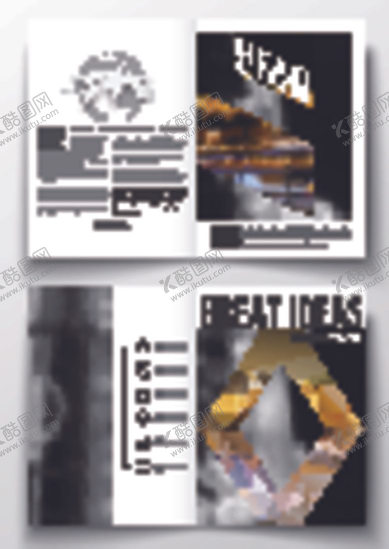 编号：55079710290209199217【酷图网】源文件下载-画册封面海报模板