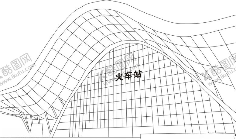 编号：11208709230116042205【酷图网】源文件下载-火车站