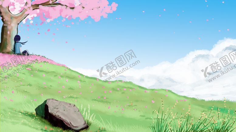 编号：50112209220113407165【酷图网】源文件下载-手绘樱花