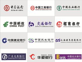 银行logo中国银行工商银行