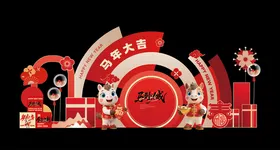 新年喜庆美陈装饰场景