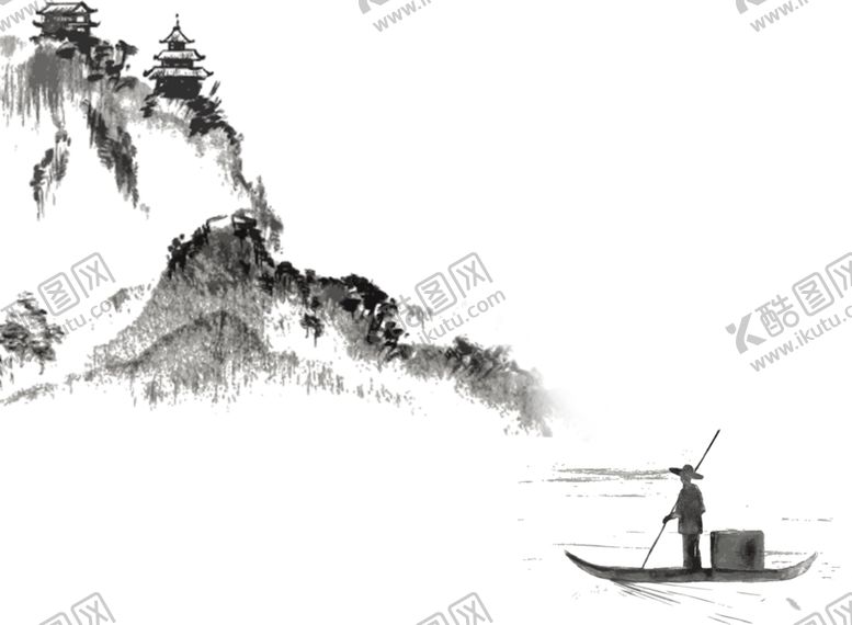 编号：47358505091505162720【酷图网】源文件下载-山水水墨画