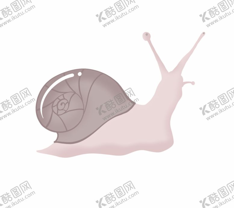 编号：70719904180457362407【酷图网】源文件下载-手绘蜗牛素材