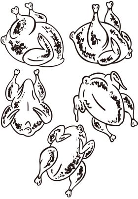 卡通画儿童描图彩笔涂鸦
