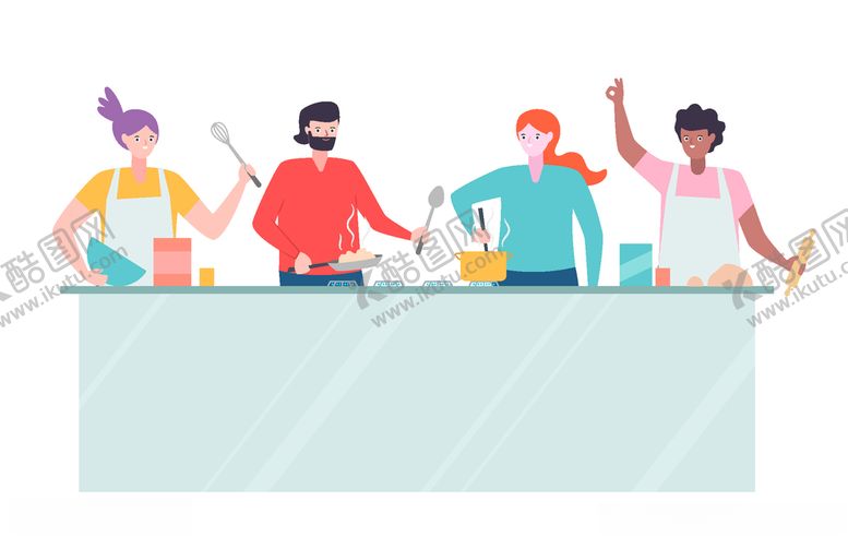 编号：63464809141732176184【酷图网】源文件下载-矢量卡通厨师人物