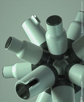 C4D模型抽象线条触角须