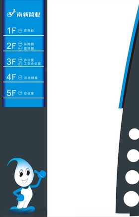 楼层指向牌