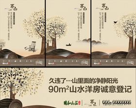 地产经典名宅房房广告