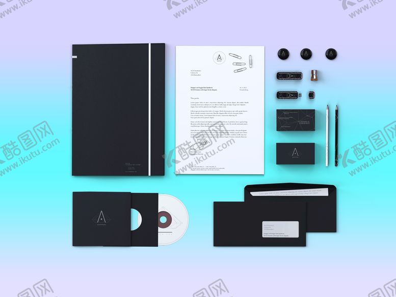 编号：28493709150607531573【酷图网】源文件下载-办公用品样机设计