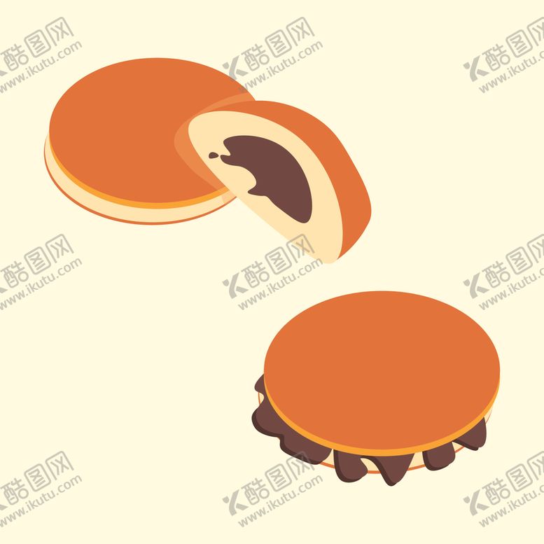 编号：38483110160112589611【酷图网】源文件下载-卡通铜锣烧