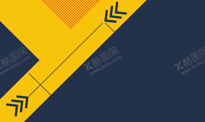 编号：89702204210702005768【酷图网】源文件下载-黄蓝撞色简约背景海报素材