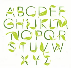 卡通字母