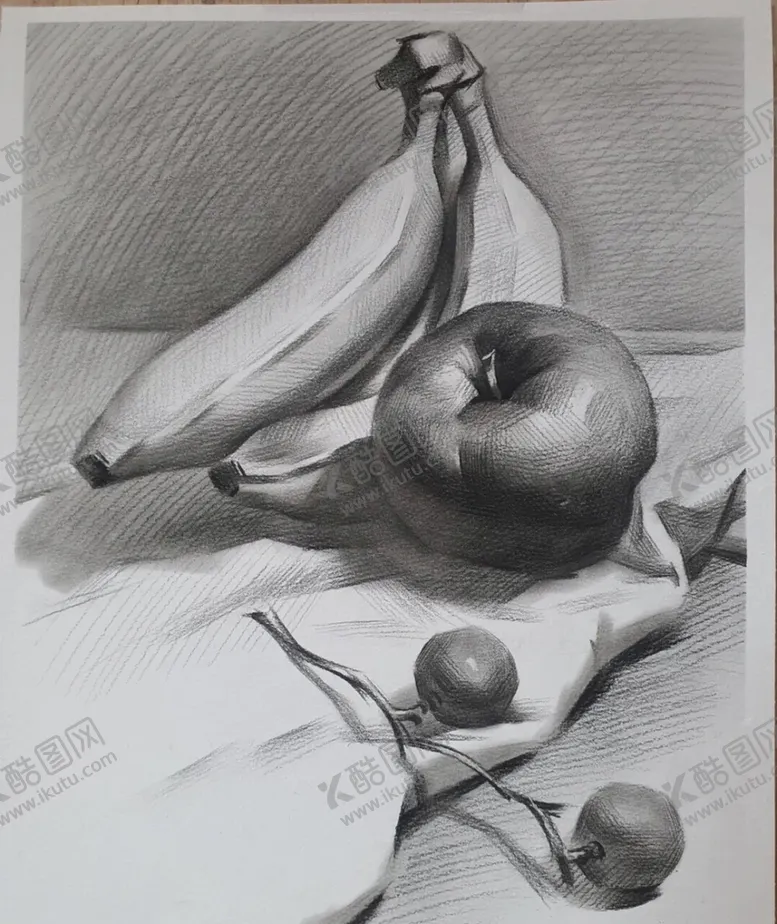 编号：21589510251206525367【酷图网】源文件下载-素描静物