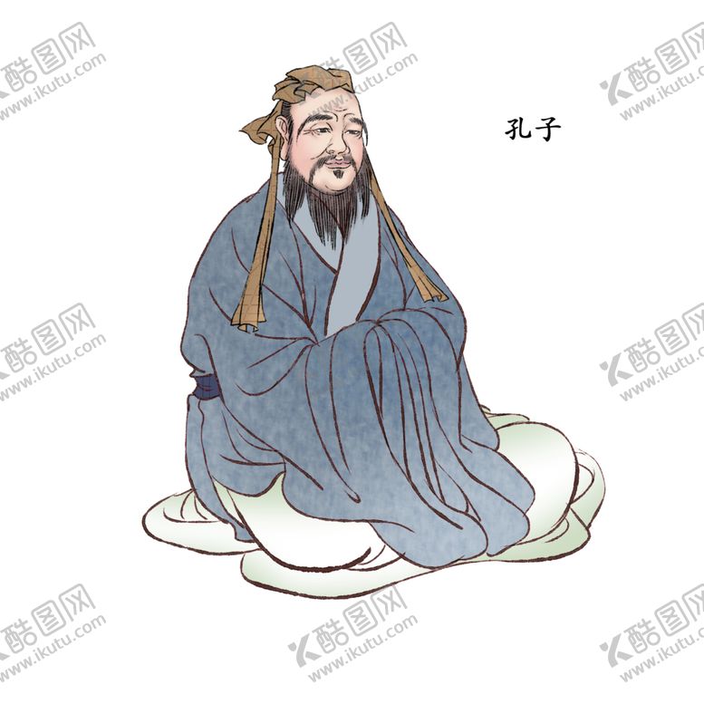 编号：91296307070206089427【酷图网】源文件下载-国学人物插画