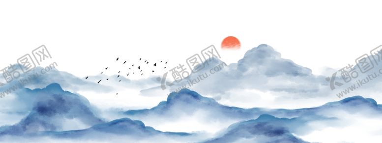 编号：83605201211254598965【酷图网】源文件下载-水墨山水背景