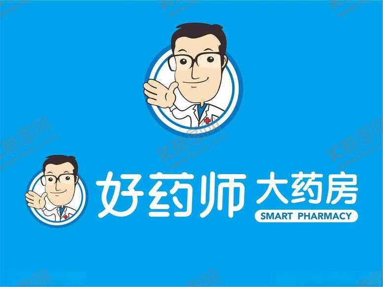 编号：46584802110943174238【酷图网】源文件下载-好药师大药房logo